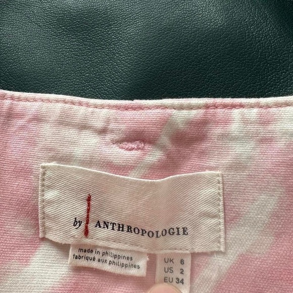 Anthropologie Water Colour Print Pants - Picture 4 of 4